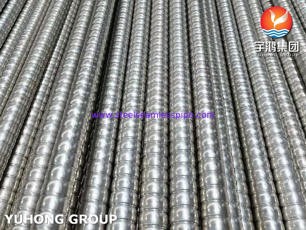ASME SA312 / ASTM A312 TP310S हीट एक्सचेंजर के लिए नालीदार फिन ट्यूब