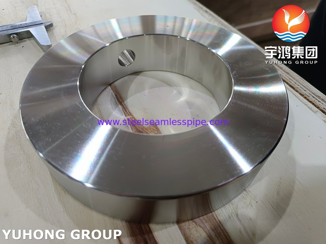ASTM A182 F55 / UNS S32760 डुप्लेक्स स्टील फिटिंग ASME B16.5 ब्लड रिंग ड्रिप रिंग