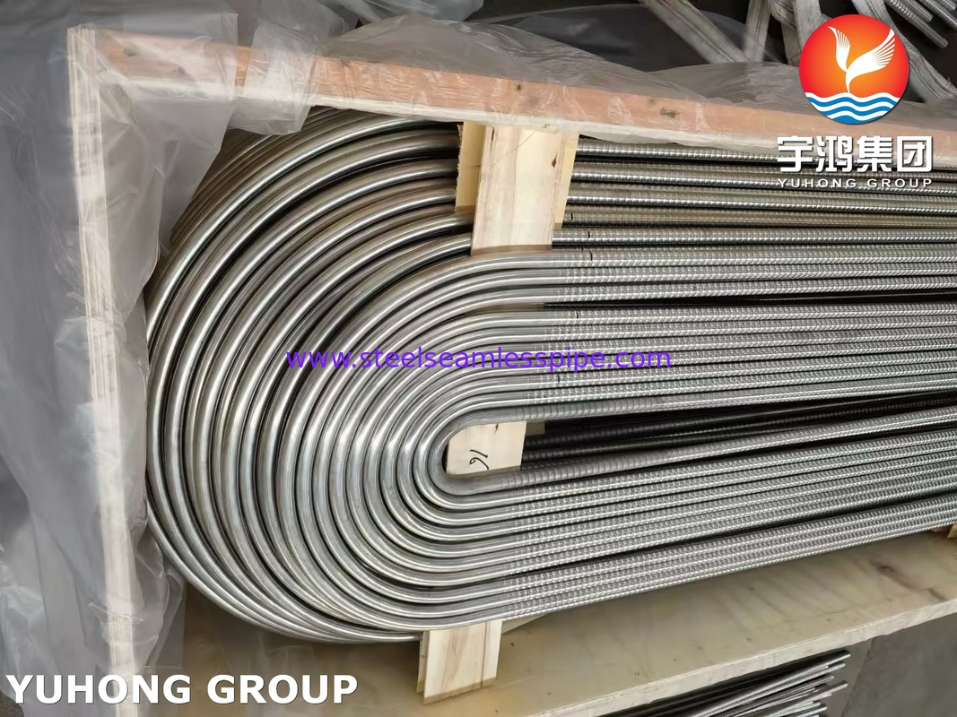 ASTM A213 TP304 304L स्टेनलेस स्टील घुमावदार ट्यूब यू झुकने हीट एक्सचेंजर ट्यूब