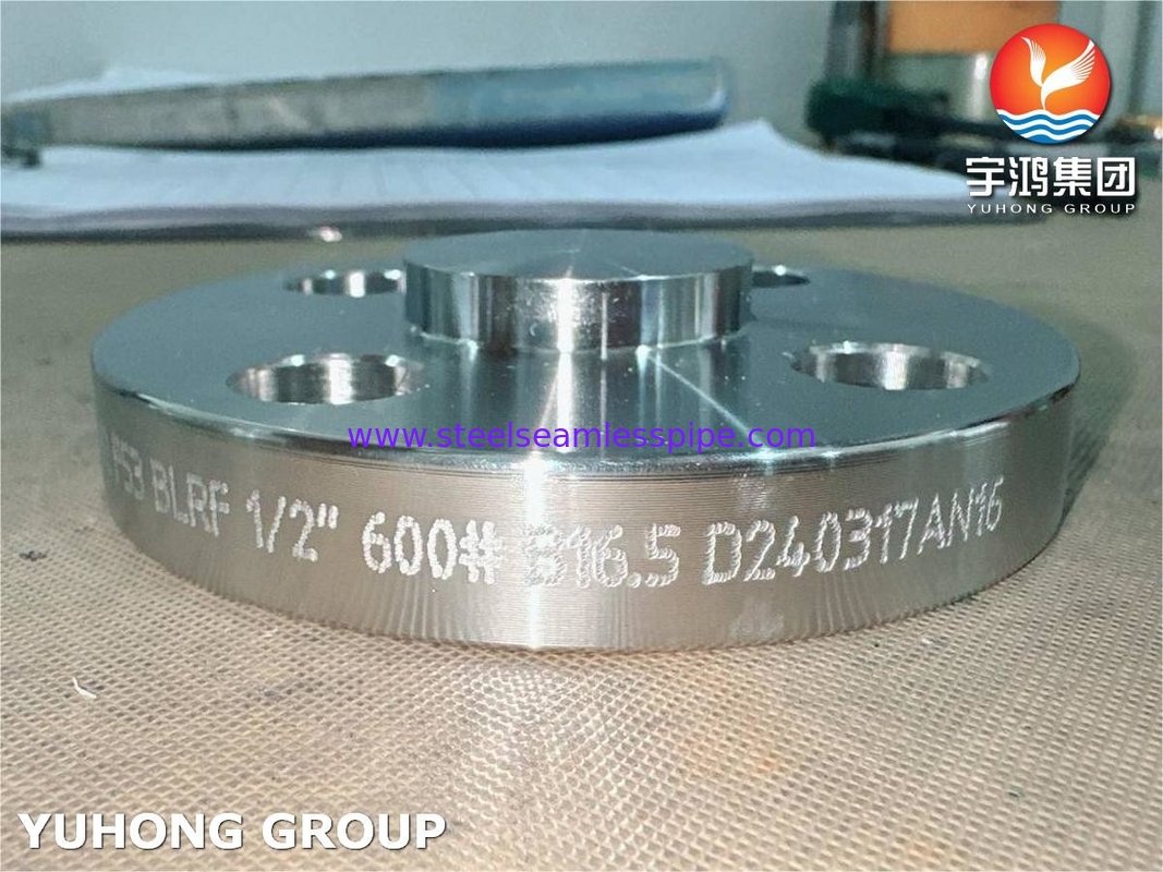 ASTM A182 F53 तेल और गैस के लिए डुप्लेक्स स्टील फोल्डेड फ्लैंज B16.5
