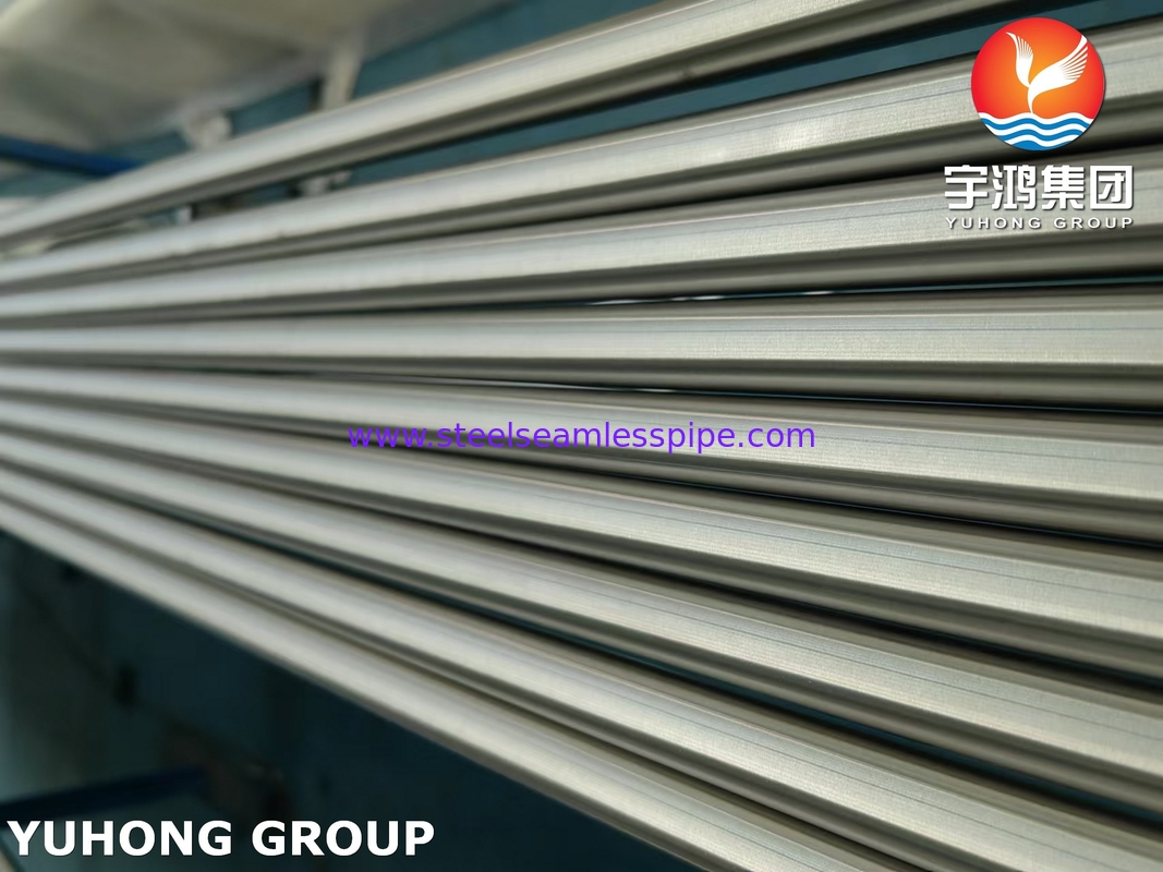 ASTM A249 TP304 स्टेनलेस स्टील वेल्डेड ट्यूब ब्राइट एनील्ड फॉर बॉयलर हीट एक्सचेंजर कंडेनसर