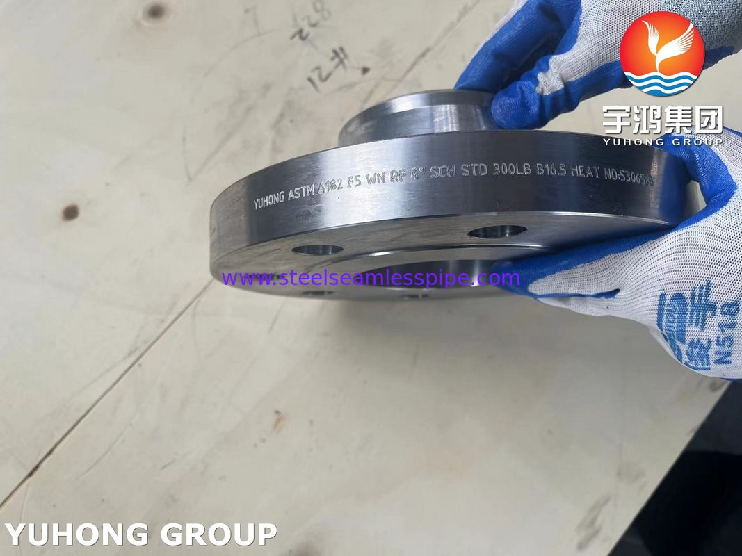 ASTM A182 F5 मिश्र धातु इस्पात फ्लैंज जाली वेल्डिंग नेक रेज़्ड फेस B16.5