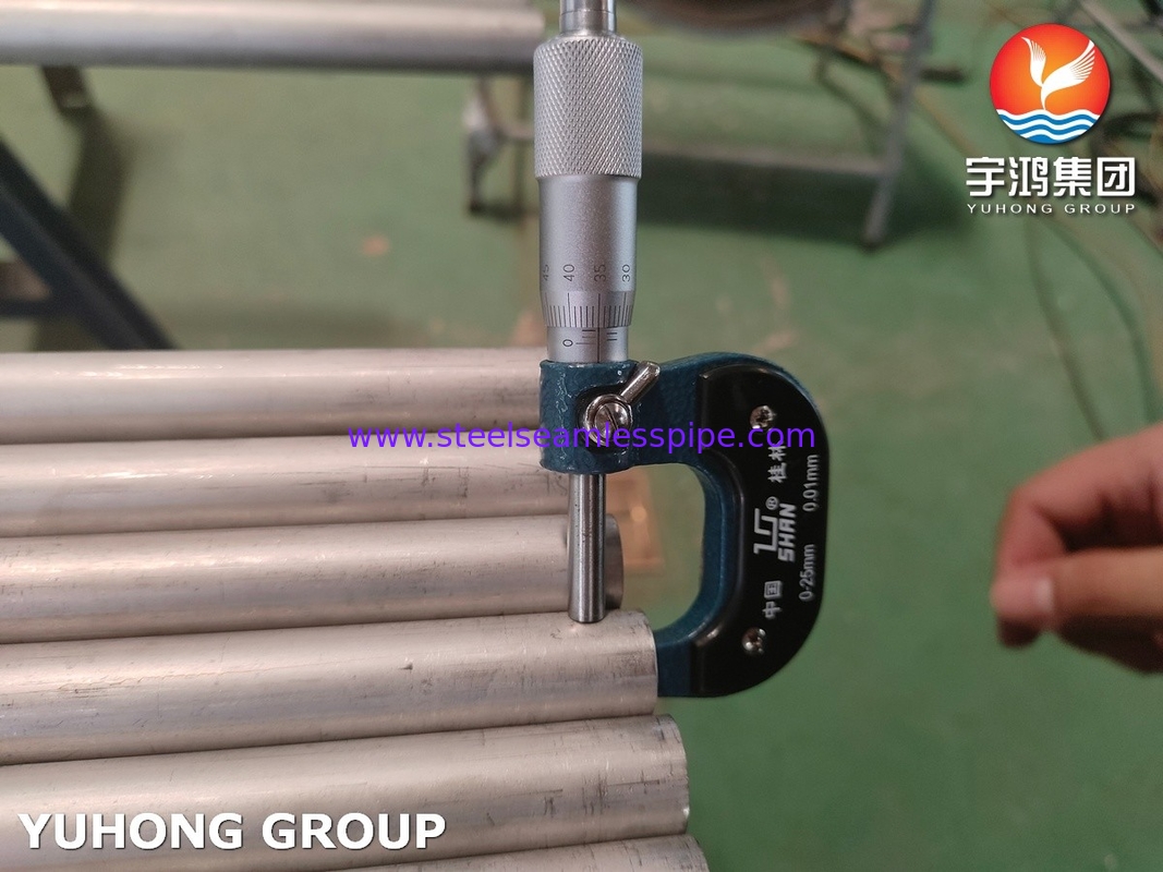 ASME SA789 / ASTM A789 S32750 थर्मल एक्सचेंजर के लिए डुप्लेक्स स्टेनलेस स्टील सीमलेस ट्यूब, रासायनिक अनुप्रयोग