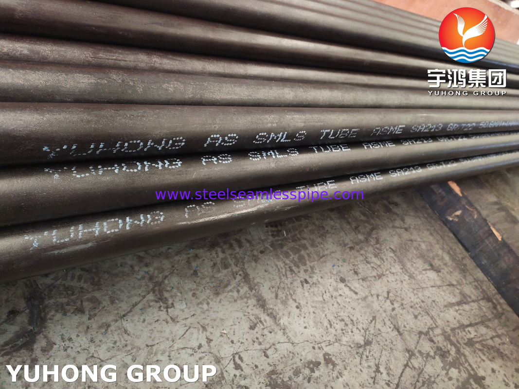 ASTM SA213 / ASTM A213 T2 T11 T22 हीट एक्सचेंजर अनुप्रयोग के लिए मिश्र धातु स्टील सीमलेस ट्यूब