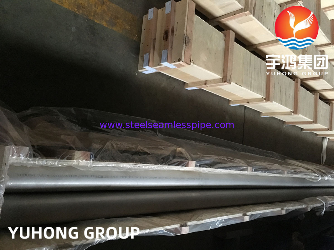 ASTM A312 / ASME SA312 TP347H बॉयलर रासायनिक उद्योग के लिए स्टेनलेस स्टील सीमलेस पाइप
