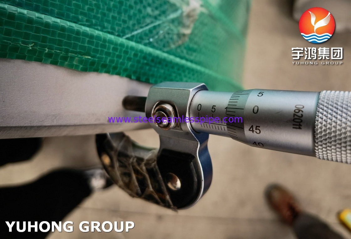 ASTM A358 / ASME SA358 TP316L स्टेनलेस स्टील वेल्डेड पाइप अचार और रासायनिक परियोजनाओं के लिए Annealed