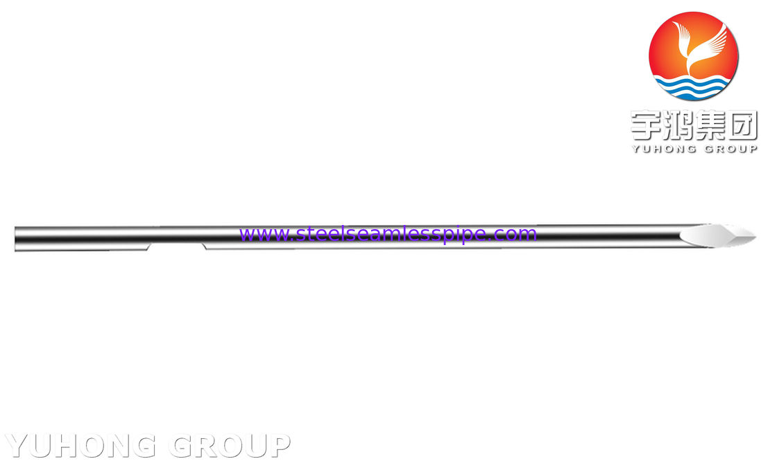 30G स्टेनलेस स्टील ग्रूवेड ब्लड लैंसेट, बेवल सॉलिड टिप सुई ट्यूब ब्लड कलेक्शन के लिए, आईएसओ9626