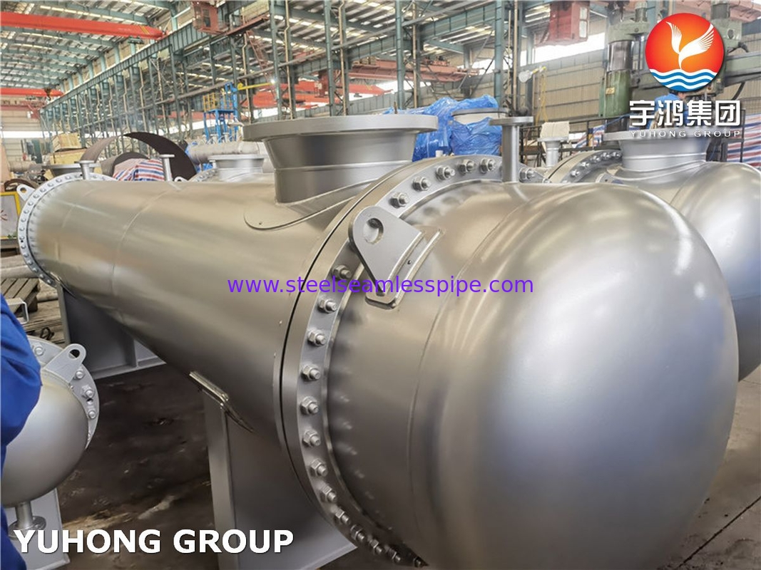 एपीआई 660 शेल और ट्यूब हीट एक्सचेंजर TEMA मानक ASME U स्टैम्प ASME VIII