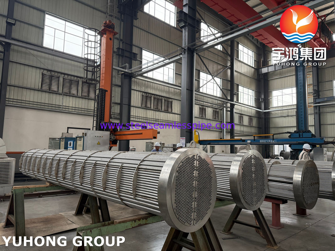 BV ने SA182 F11 GR.2 ट्यूबशीट शेल और ट्यूब हीट एक्सचेंजर TEMA R प्रकार का निरीक्षण किया, जो इष्टतम हीट ट्रांसफर के लिए है