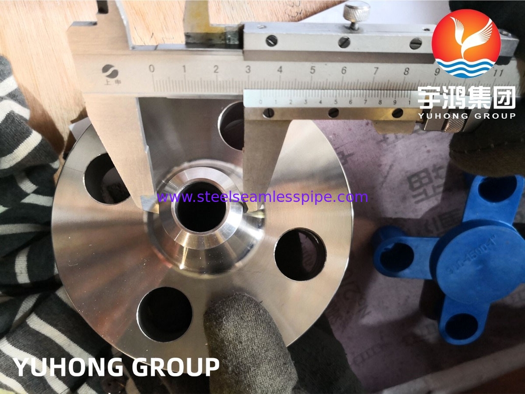 इनकोनेल 600 (मिश्र धातु 600, UNS N06600) निकल मिश्र धातु फ्लैंज, ASTM B564 / ASME SA564, वेल्ड-नेक रेज़्ड फेस (WNRF)