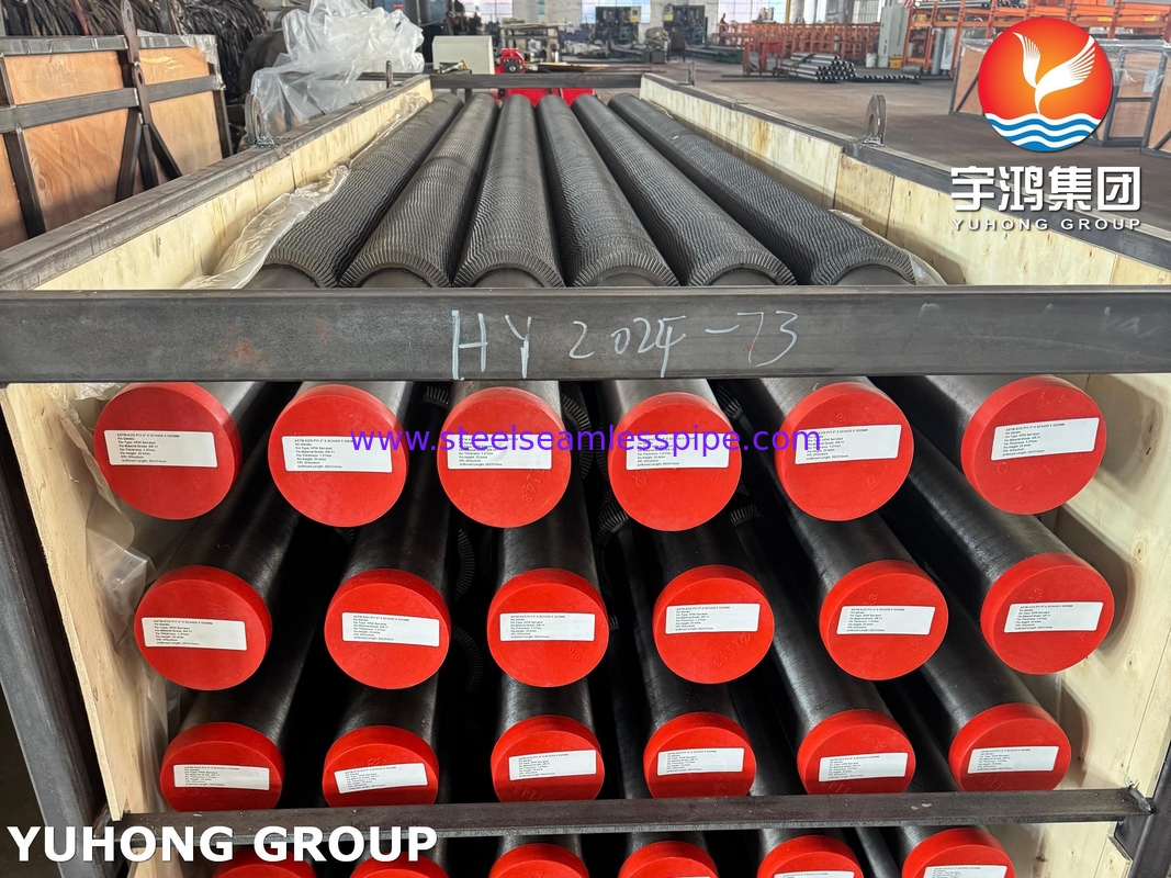 ASTM A335 P11 सुपरहीटर HSRG सिस्टम के लिए GR 11 फिन के साथ दांतेदार फिन ट्यूब