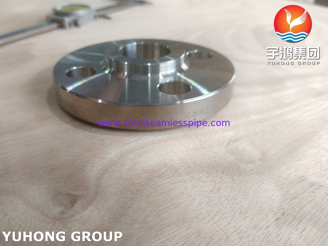 ASTM A182 F316Ti / UNS S31635 स्टेनलेस स्टील स्लिप ऑन फ्लैंज B16.5 SORF फ्लैंज