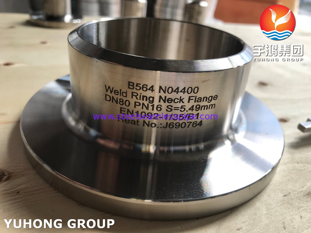 N04400 WNRF Flanges ASTM B564 के अनुरूप उच्च-प्रदर्शन संक्षारण प्रतिरोधी Flanges