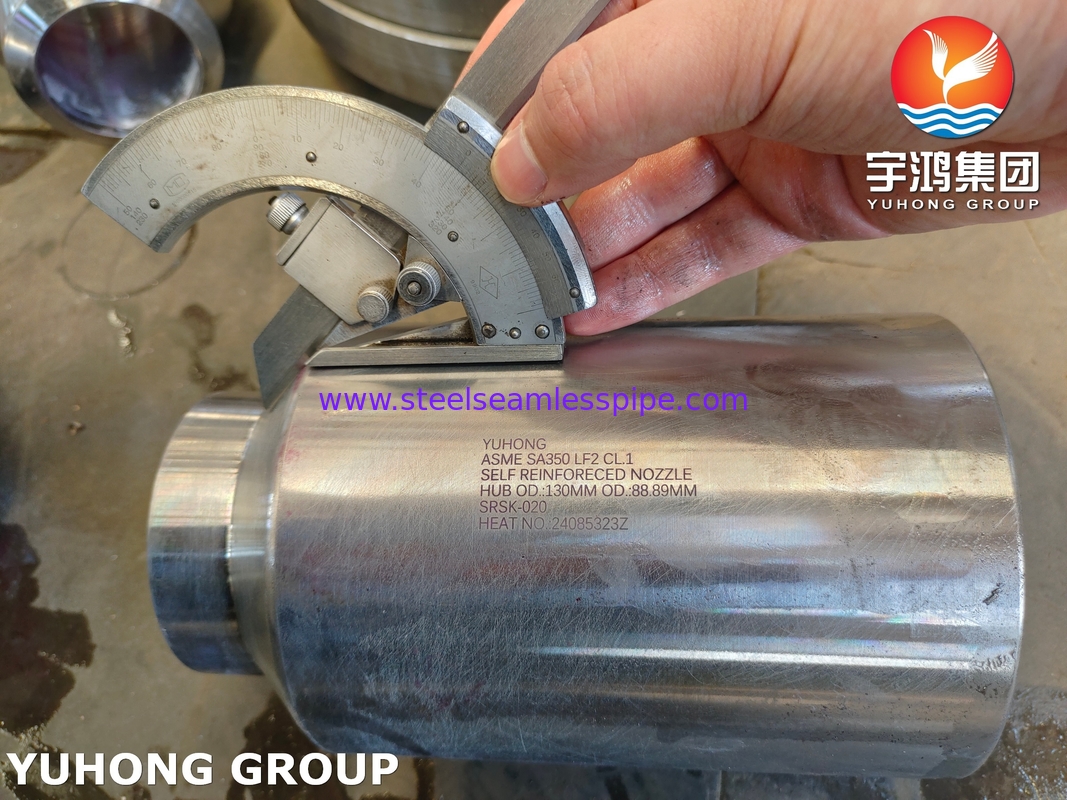 ASTM A350 LF1 LF2 LF3 LF5 दबाव वाहिका के लिए जाली स्व-प्रबलित नोजल