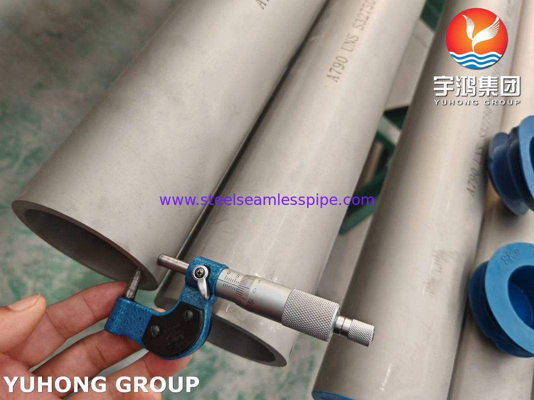 ASTM A790 UNS S32750 Super Duplex Steel Pipe For Oil And Gas Applications