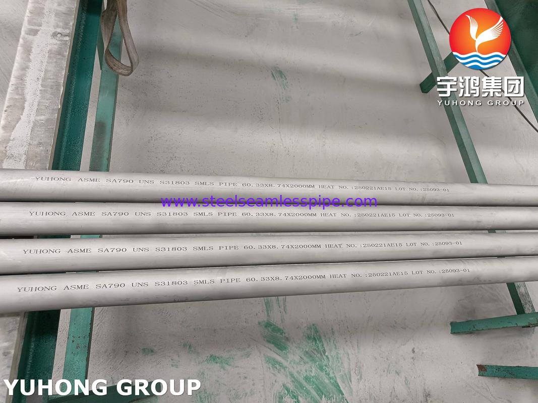 Manufacturer of ASTM A790 S31803 Duplex Pipes EN 10204 3.2 Certified UNS S31803
