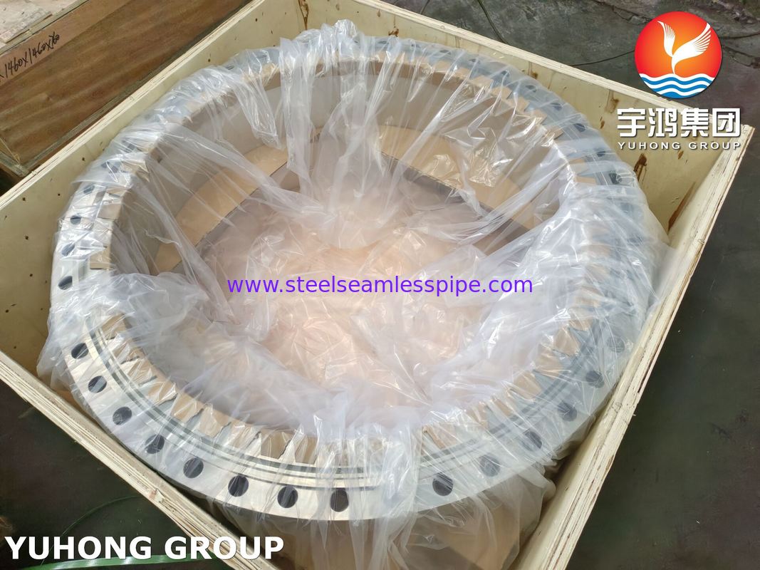 पेट्रोकेमिकल और बिजली संयंत्रों के लिए ASTM A182 F310 WN RTJ फेस स्टेनलेस स्टील पाइप फोर्गेड फ्लैंज