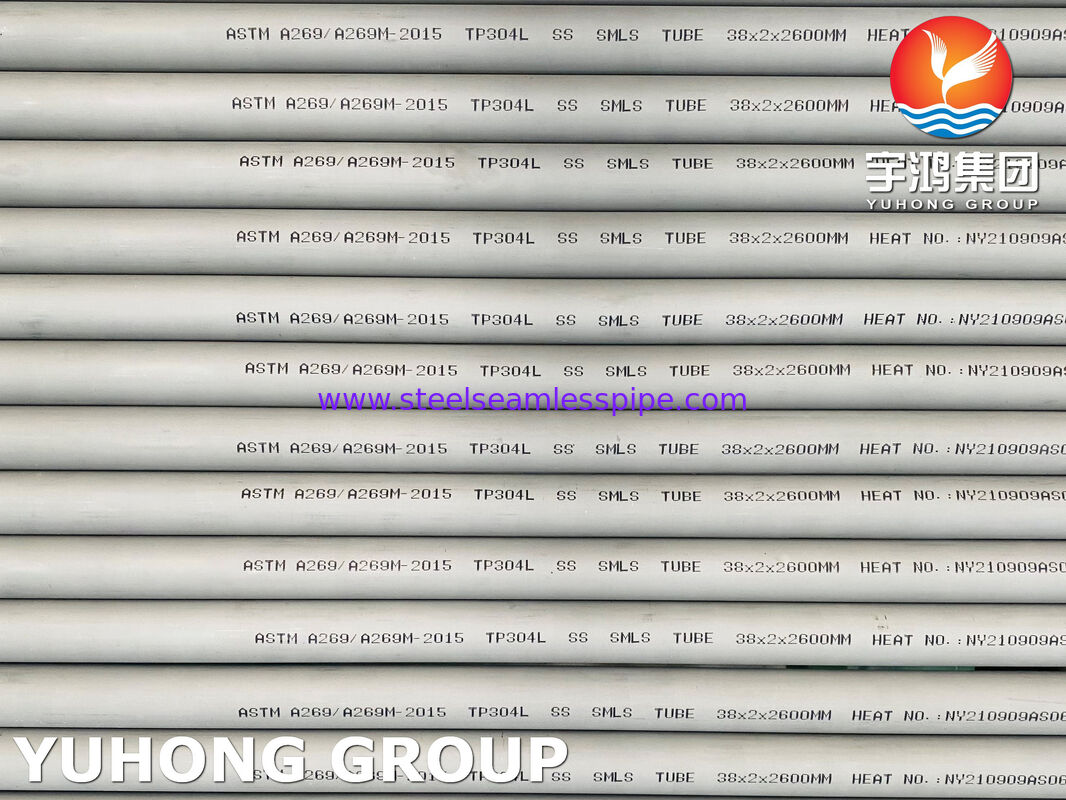 ASTM A269 TP304L / 03Х18Н11 संक्षारक सेवा के लिए सीमलेस स्टेनलेस स्टील ट्यूब