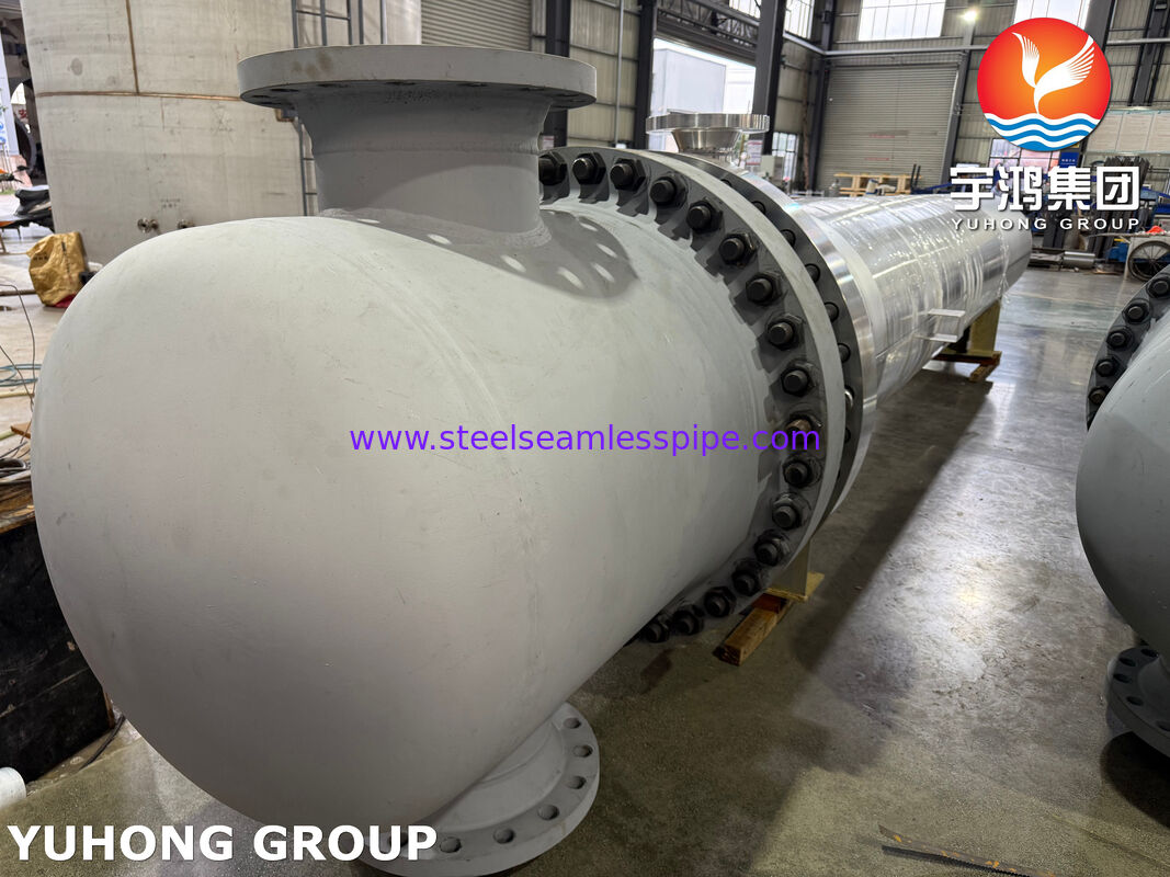 कठोर सेवा के लिए TP316L ट्यूबों के साथ ASME U स्टैम्प्ड AES टाइप फ्लोटिंग हेड हीट एक्सचेंजर