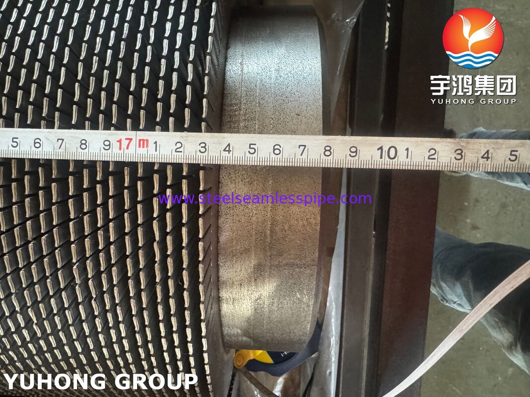 A335 P22 दांतेदार फिन्ड ट्यूब्स HRSG और हीट रिकवरी सिस्टम के लिए CS फिन्स के साथ