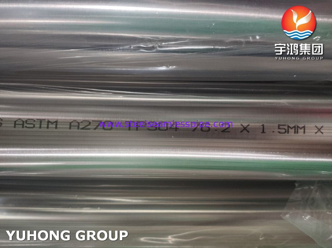 ASTM A270 TP304 Bright Annealed Stainless Steel Sanitary Tubes For Dairy Industry , 320 / 240 Grit