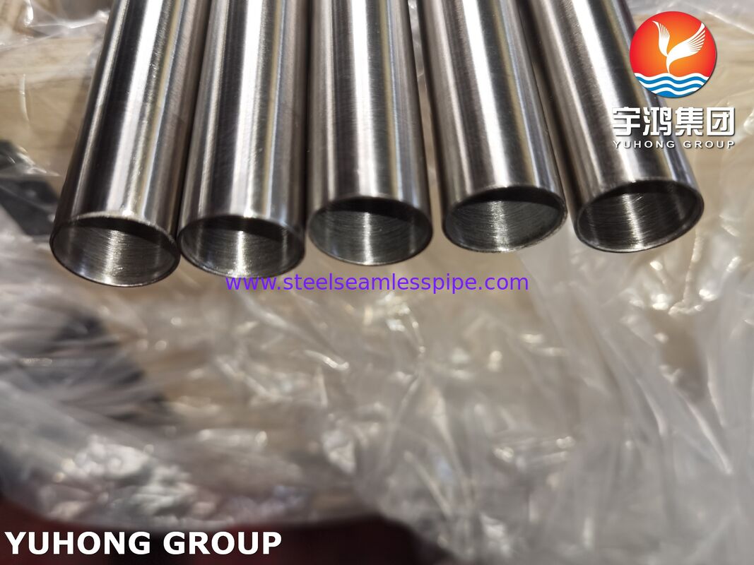 ASTM A249 / ASME SA249 TP316 निम्न से मध्यम दबाव हीट एक्सचेंजर और सामान्य द्रव परिवहन प्रणालियों के लिए वेल्ड ट्यूब