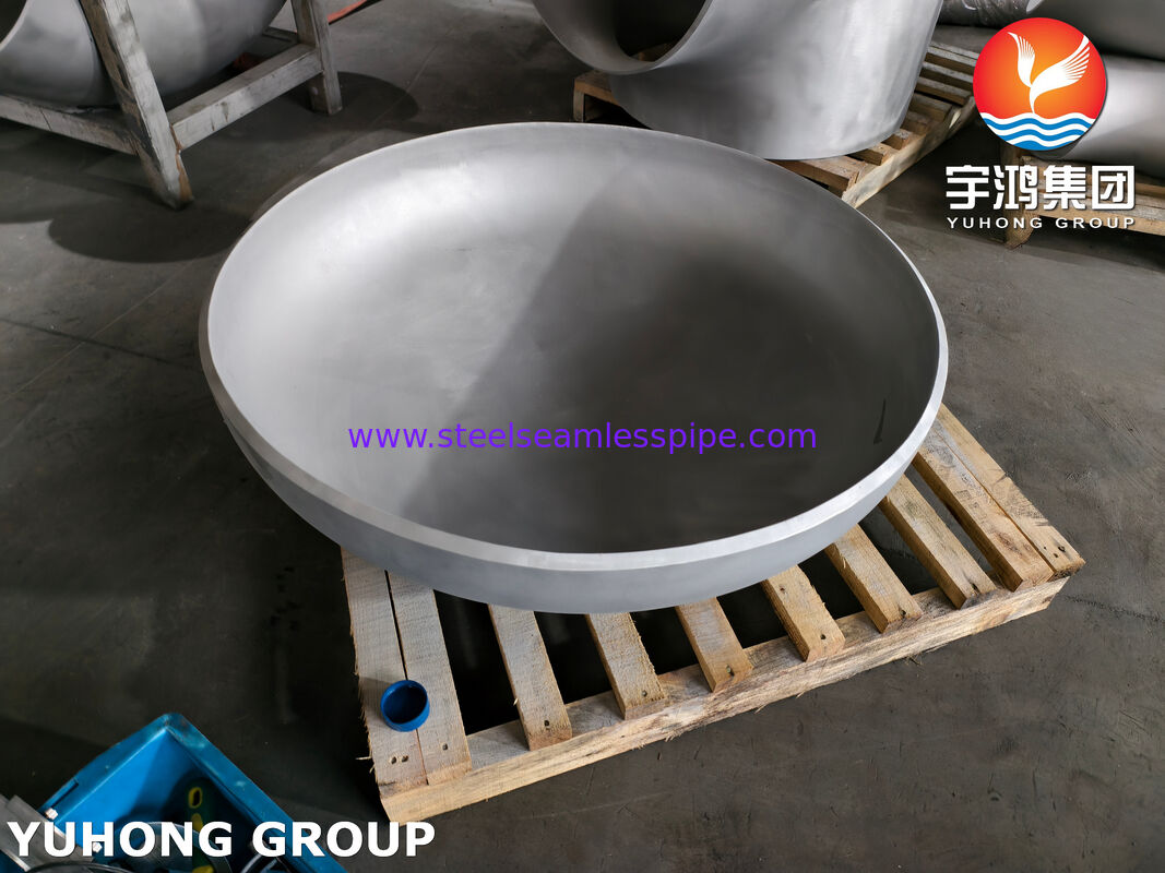 ASME SA403 / ASTM A403 WP304H अंत टोपी ASME B16.9 स्टेनलेस स्टील बटवेल्ड पाइप फिटिंग