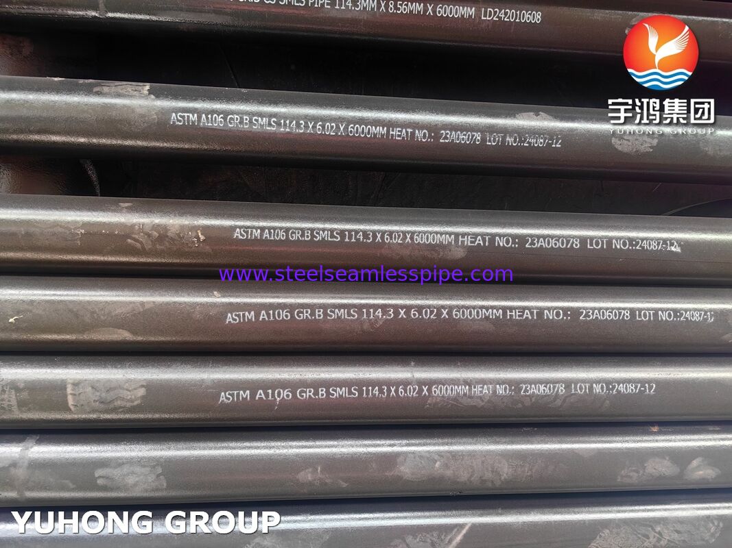 एएसटीएम A106 GR.B कार्बन स्टील हीट एक्सचेंजर तेल और गैस के लिए सीमलेस ट्यूब