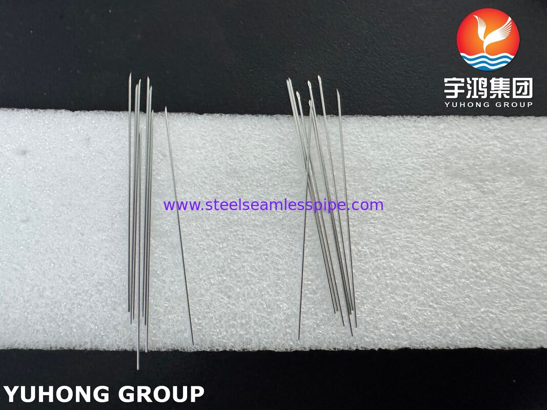EMG सुई ISO9626 के लिए SUS304 26G मेडिकल ग्रेड स्टेनलेस स्टील बैक कट सुई ट्यूब