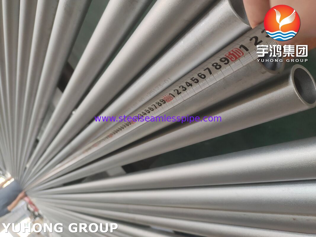 ASTM A268 TP405 कम क्रोमियम और उच्च एल्यूमीनियम के साथ फेरीटिक स्टेनलेस स्टील ट्यूब, गैर हवा कठोर