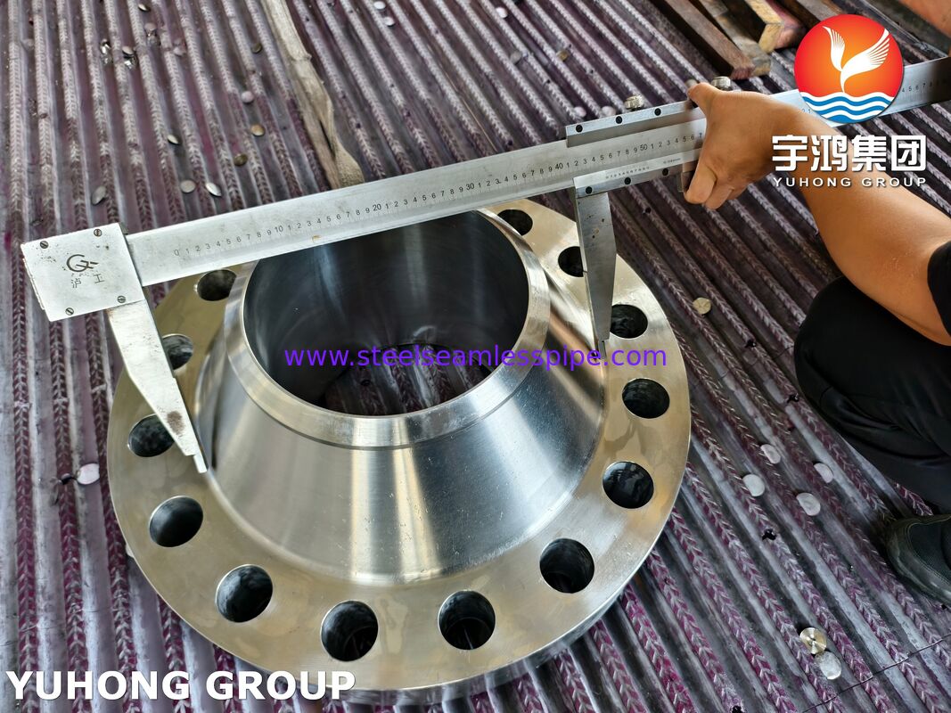 ASTM A182 F347 वेल्ड नेक फ्लैंज / EN 1.4550 स्टेनलेस स्टील फ्लैंज WNRTJ फ्लैंज