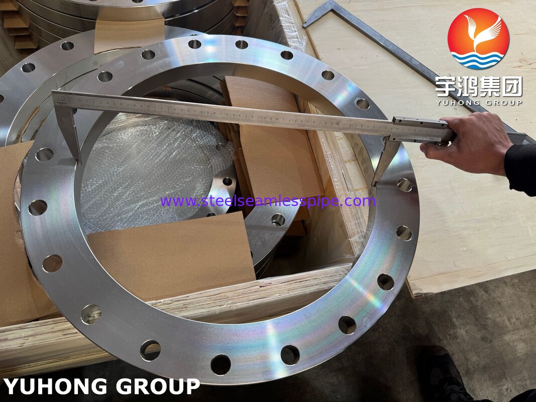 EN1092-1 F316L स्टेनलेस स्टील फ्लैट फेस प्लेट फ्लैंज PN2.5-PN100, DN10-DN600