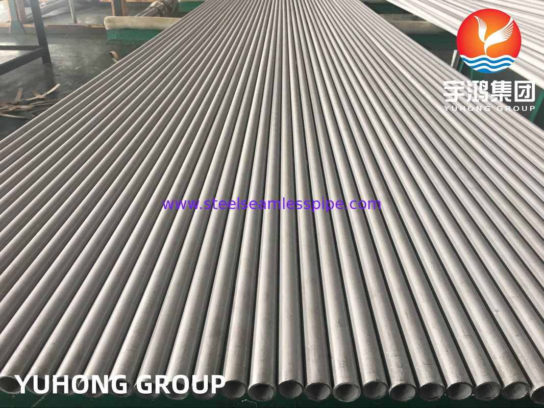 ASTM A213 स्टेनलेस स्टील सीमलेस ट्यूब TP321 अचार और एनीलेल्ड प्लेन एंड NDT स्वीकृत