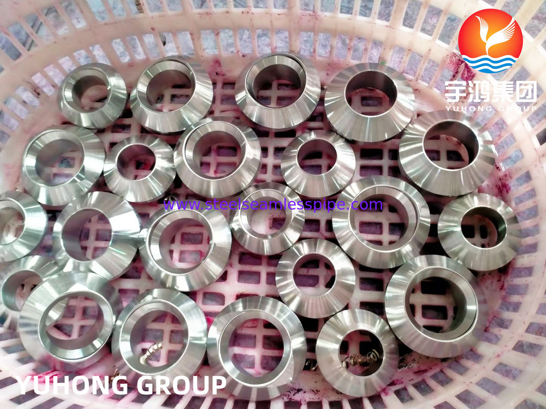 बी366 हैस्टेलॉय सी22 / यूएनएस एन06022 वेल्डोलेट, निकल अलॉय फोर्ज्ड फिटिंग बी16.11 जो विलवणीकरण संयंत्रों में प्रयुक्त होती है