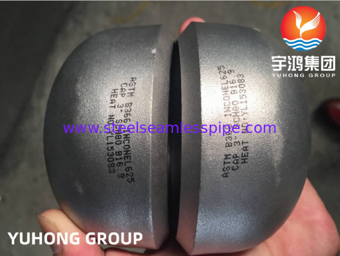 ASTM B366 UNS NO6625/Inconel 625 Cap DIN 2.4856 बट वेल्ड फिटिंग B16.9