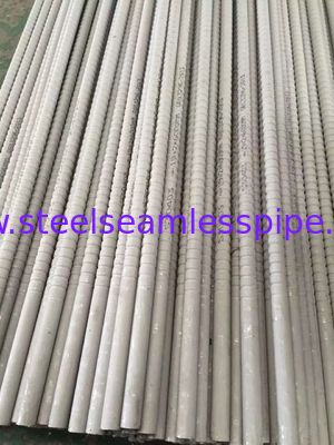 TP304 / TP304L TP316 / TP316L स्टेनलेस स्टील नालीदार कम फिन हीट एक्सचेंजर्स के लिए ट्यूबों