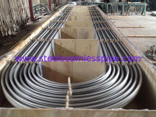 ASME SA213 / SA213M, 2013 TP310S स्टेनलेस स्टील यू ट्यूब बेंड Annealed 15.88 मिमी x 1.24MM एक्स 6000 मिमी
