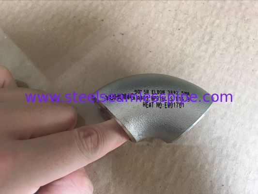 स्टेनलेस स्टील बट वेल्ड फिटिंग कम 90 डिग्री कोहनी 1/2 "से 60" कम करें sch40 sch80 sch160 XXS B16.9