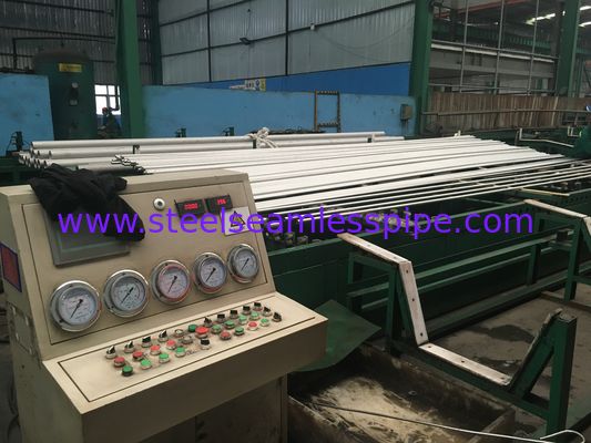 स्टेनलेस स्टील सीमलेस ट्यूब (हॉट फिनिश), 100% एड़ी चालू टेस्ट और हीड्रास्टाटिक टेस्ट, सॉलिड / ब्राइट ऐनेल्ड