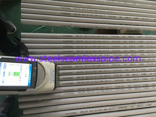 स्टेनलेस स्टील सीमलेस ट्यूब एएसटीएम A213 ASME SA213 -10a 0Cr18Ni12Mo2Ti TP316Ti UNS S31635 1.4571