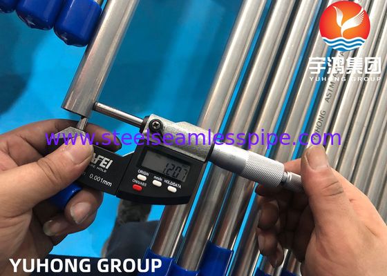 एएसटीएम A269 TP316L / SUS316L / 1.4404, 31.75 * 1.65 * 11800MM स्टेनलेस स्टील सीमलेस ट्यूब, बॉयलर हीट एक्सचेंजर ट्यूब