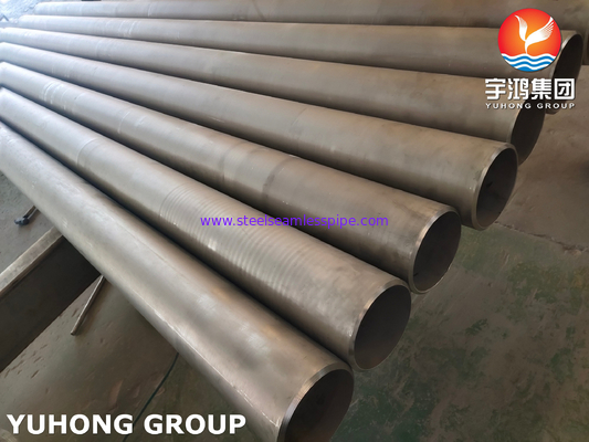 ASTM A376 TP347H स्टेनलेस स्टील सीमलेस पाइप अचार और एनील्ड के साथ