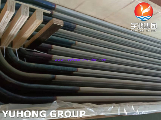 ASTM A213 TP317L स्टेनलेस स्टील यू बेंड ट्यूब हीट एक्सचेंजर ट्यूब 100% ET UT