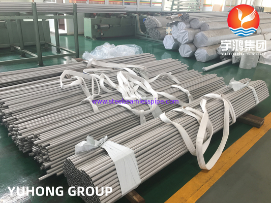 ASTM A213 TP310S स्टेनलेस स्टील सीमलेस ट्यूब हीट एक्सचेंजर और बॉयलर के लिए मसालेदार