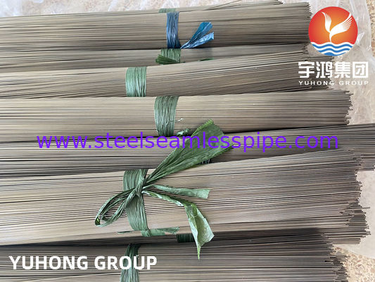 स्टेनलेस स्टील कैपिलरी ट्यूब ब्राइट एनील्ड ASTM A213 / ASTM A269 TP304/304L TP316/316L 19.05 X 1.65 X 6096MM