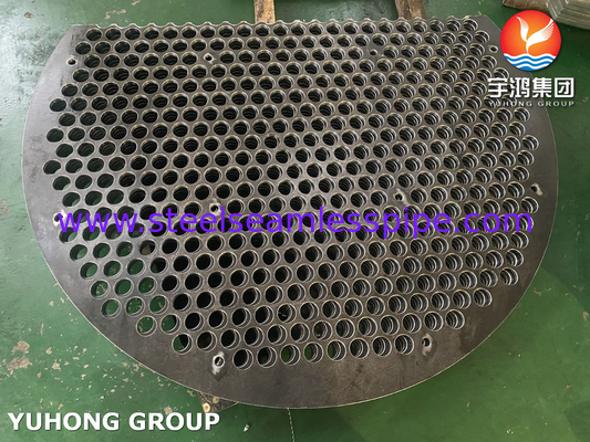 ASME SA283 Gr.C हीट एक्सचेंजर अनुप्रयोग के लिए सिंगल सेगमेंटल बैफल