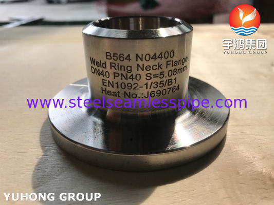 ASTM B564 UNS N04400 EN 1092-1 प्रकार निकेल मिश्र धातु वेल्ड रिंग नेक फ्लैंज