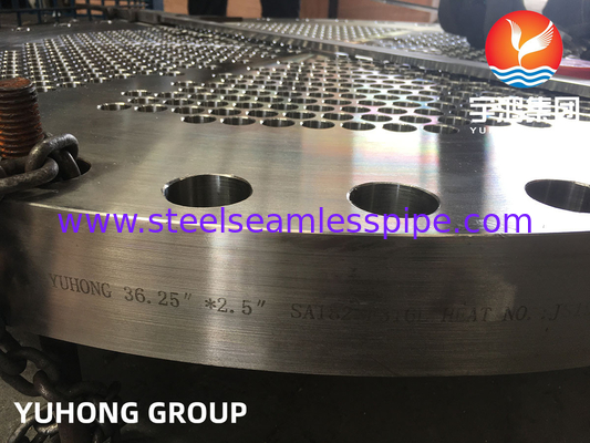 ASME SA182 F316L, 1.4404 स्टेनलेस स्टील हीट एक्सचेंजर के लिए फोल्डेड ट्यूब शीट