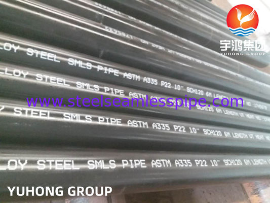 ASTM A335 / ASMES SA335 मिश्र धातु इस्पात निर्बाध ट्यूब P9 / P11 / P12 / P22 / P91 आकार 1/2 "से 24" आयुध डिपो और NB में