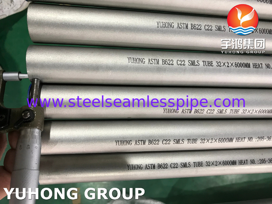 ASME SB622 Hastelloy C22 UNS N06022 DIN 2.4602 तेल और गैस उद्योग के लिए निकेल मिश्र धातु स्टील ट्यूब